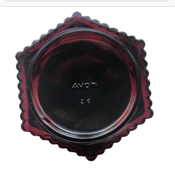 AVON RUBY RED VINTAGE GLASS - Picture 2 of 5